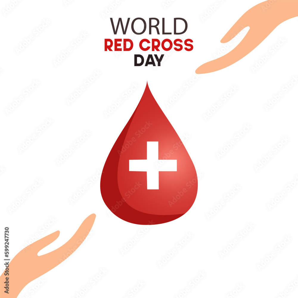 World red cross day concept vector illustration, 8th may red cross health concept with vector World red cross day concept vector illustration, 8th may red cross health concept with vector