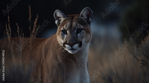 Captivating Puma Photography: AI Generated