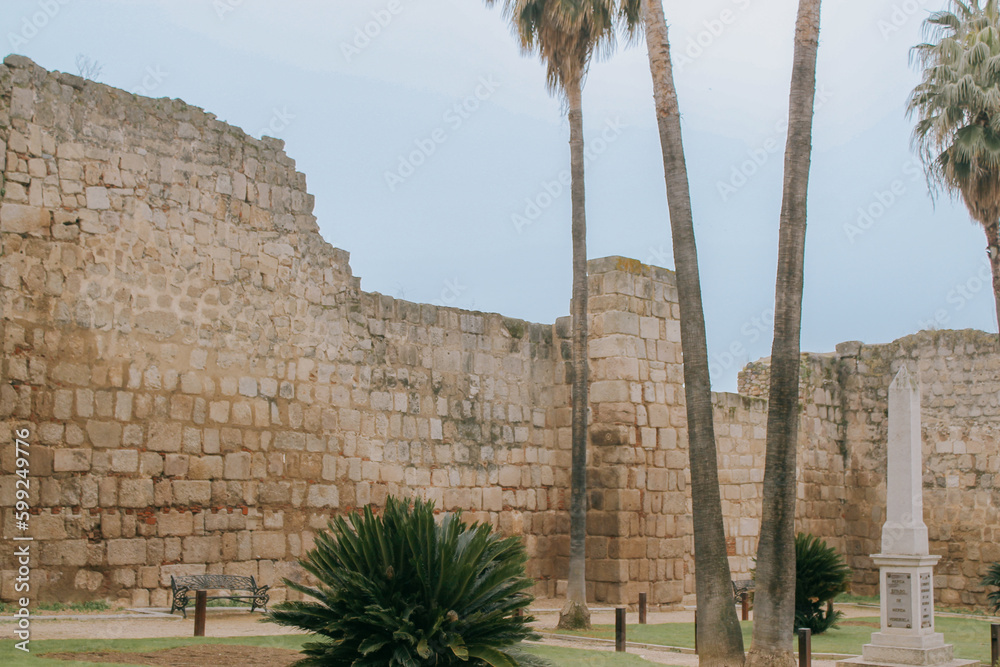Old Ruins in the city of Merida, Spain.