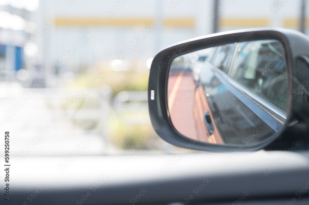 Car guide mirror Side mirror check, etc.