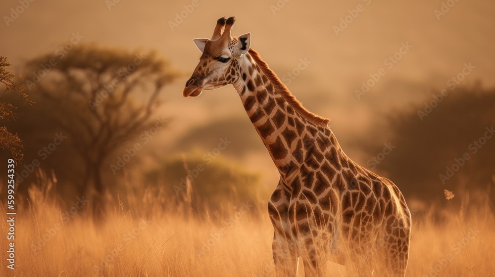 Incredible Giraffe Image - AI Generated