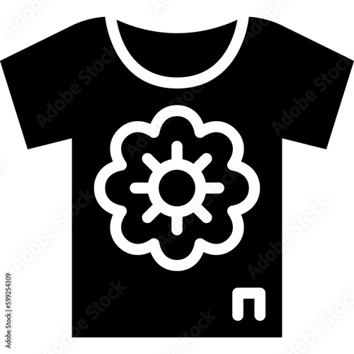 t-shirt solid icon