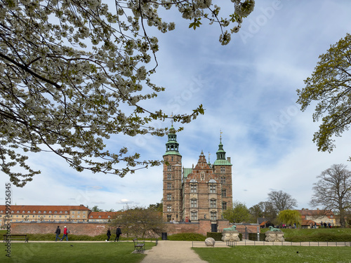 Photography Rosenborg Castle is a renaissance castle located in Copenhagen - Walking in the