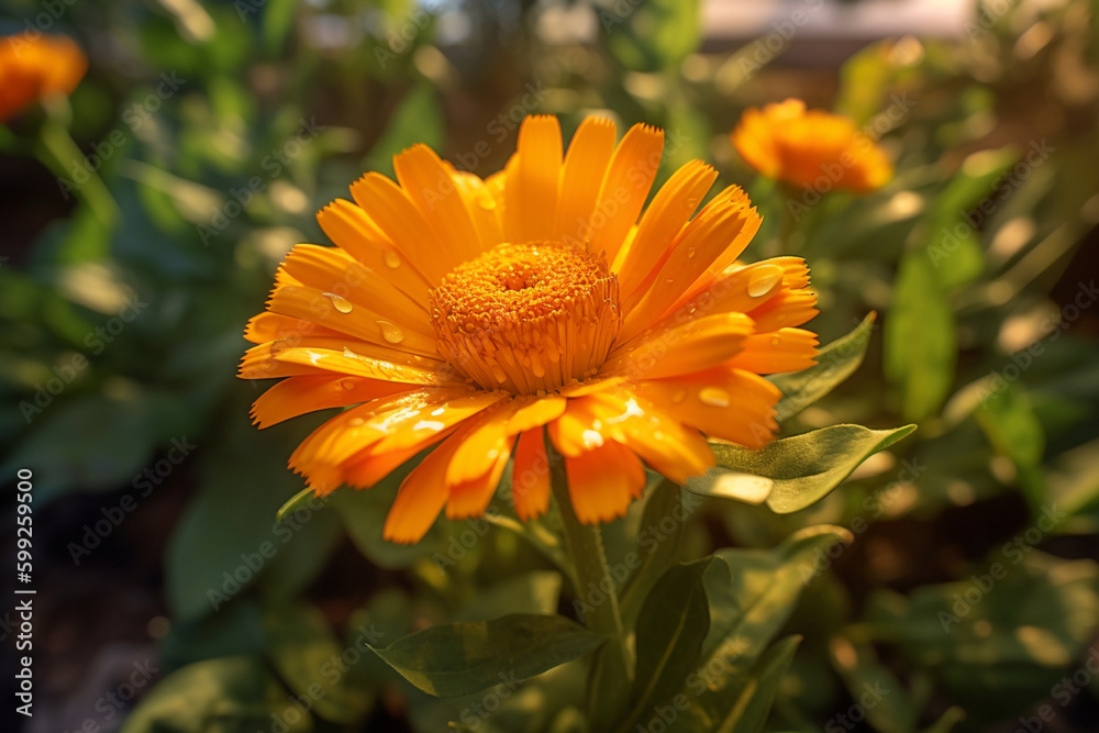 Calendula is a flower anti-inflammatory, anti-bacterial, to soothe and heal dry, good for undergoing cancer treatment by generative AI. Calendula is a flower anti-inflammatory, anti-bacterial, to soothe and heal dry, good for undergoing cancer treatment by generative AI.