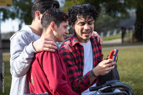 Rainbow Network: Three Gay Friends Stay in Touch and Celebrate Pride Together