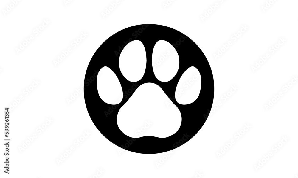 dog paw vector footprint icon french bulldog cartoon character symbol illustration doodle design dog paw vector footprint icon french bulldog cartoon character symbol illustration doodle design
