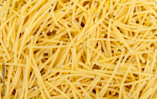 top view Italian pasta background