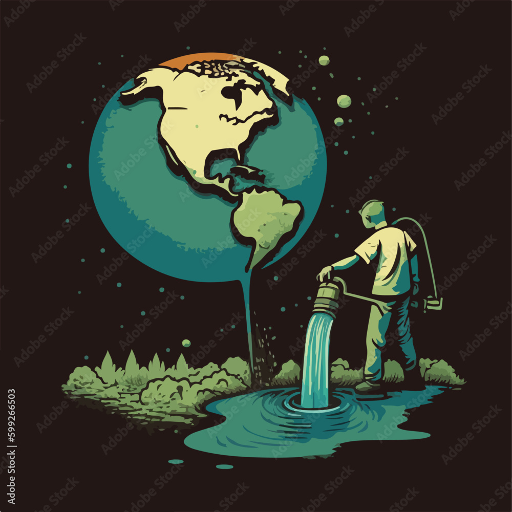 Naklejka premium Amazing and attractive image for earth day 