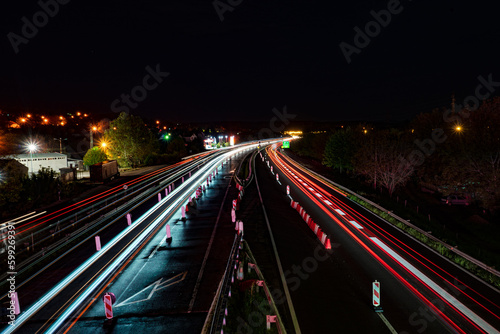 night traffic at night