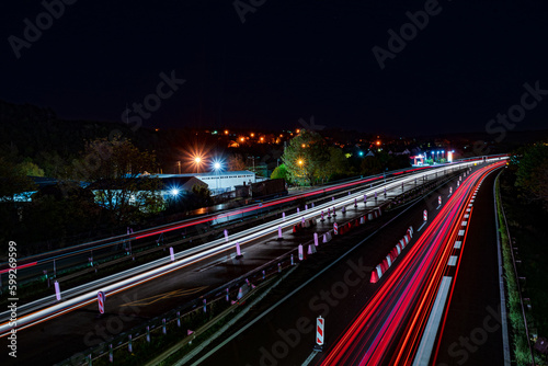 traffic at night