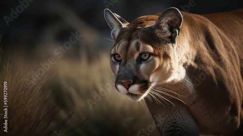 Captivating Puma Photography  AI Generated