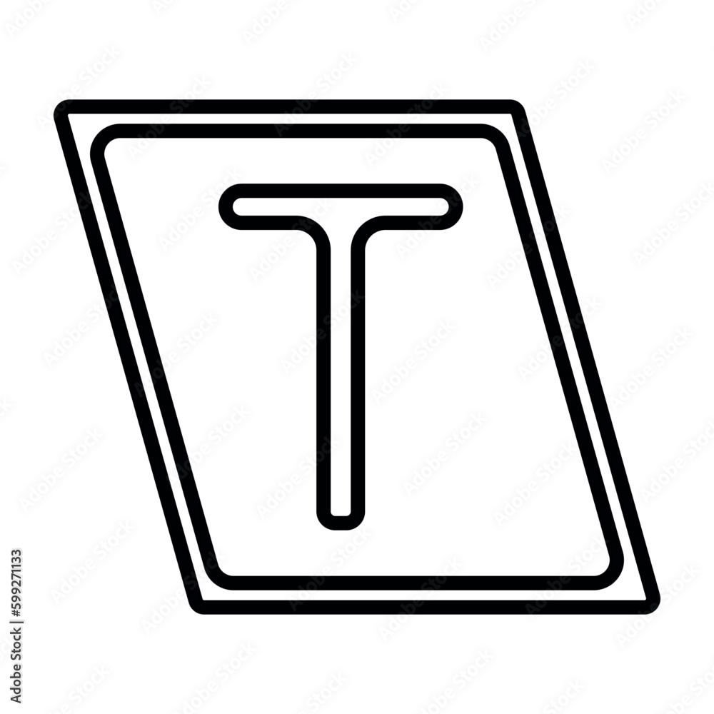 Area, text, tool icon