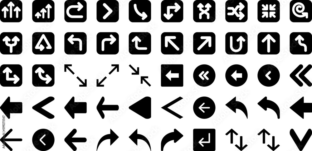 Direction Icon Set Isolated Silhouette Solid Icons With Sign, Vector, Symbol, Arrow, Icon, Illustration, Direction Infographic Simple Vector Illustration Direction Icon Set Isolated Silhouette Solid Icons With Sign, Vector, Symbol, Arrow, Icon, Illustration, Direction Infographic Simple Vector Illustration