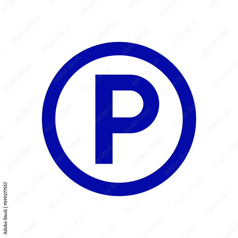 parking area sign symbol vector parking area sign symbol vector