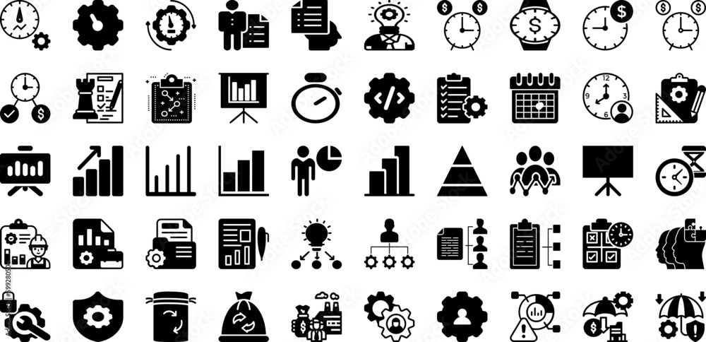 Management Icon Set Isolated Silhouette Solid Icons With Symbol, Set, Business, Icon, Line, Management, Teamwork Infographic Simple Vector Illustration Management Icon Set Isolated Silhouette Solid Icons With Symbol, Set, Business, Icon, Line, Management, Teamwork Infographic Simple Vector Illustration
