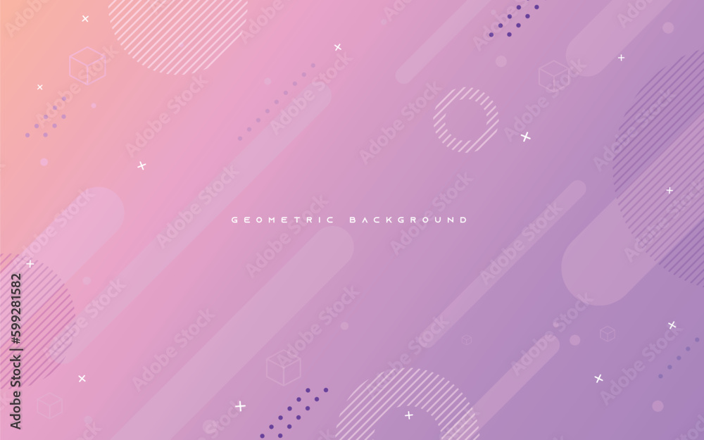 Obraz premium Purple gradient background with abstract dynamic shape