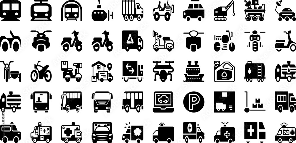 Transport Icon Set Isolated Silhouette Solid Icons With Symbol, Icon, Vector, Transportation, Transport, Set, Travel Infographic Simple Vector Illustration Transport Icon Set Isolated Silhouette Solid Icons With Symbol, Icon, Vector, Transportation, Transport, Set, Travel Infographic Simple Vector Illustration