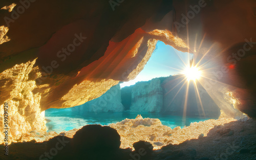 Foto 海の洞窟、Sea Cave