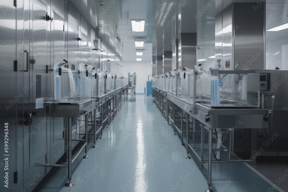Fototapeta premium Medical industry and health care. AI Generated