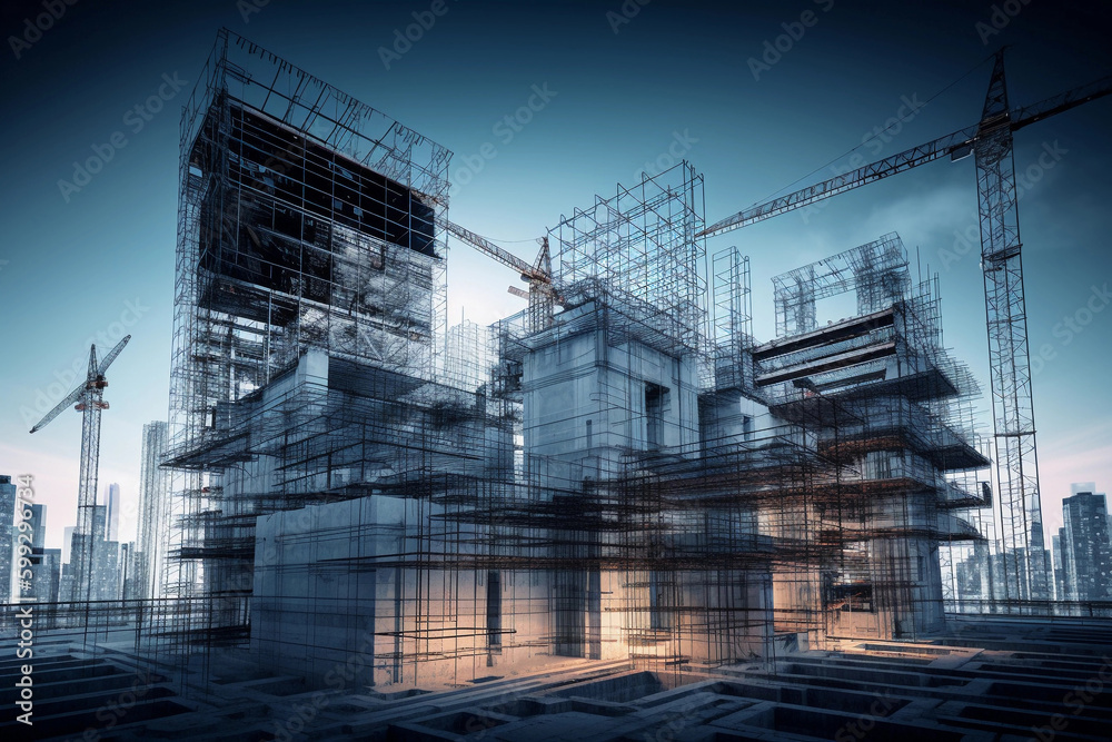 Architecture and construction. AI Generated Architecture and construction. AI Generated