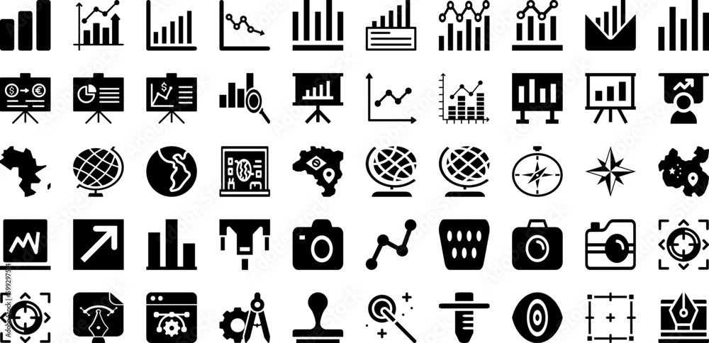 Graph Icon Set Isolated Silhouette Solid Icons With Graph, Chart, Diagram, Vector, Icon, Business, Data Infographic Simple Vector Illustration Graph Icon Set Isolated Silhouette Solid Icons With Graph, Chart, Diagram, Vector, Icon, Business, Data Infographic Simple Vector Illustration