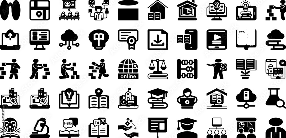 Learn Icon Set Isolated Silhouette Solid Icons With Online, Set, Illustration, Learning, Icon, Vector, Education Infographic Simple Vector Illustration Learn Icon Set Isolated Silhouette Solid Icons With Online, Set, Illustration, Learning, Icon, Vector, Education Infographic Simple Vector Illustration