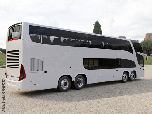 Bus Realistic Render
