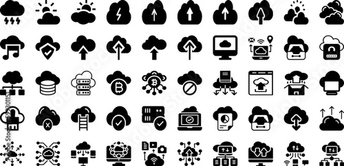 Loud Icon Set Isolated Silhouette Solid Icons With Loud, Megaphone, Loudspeaker, Vector, Icon, Speaker, Sound Infographic Simple Vector Illustration