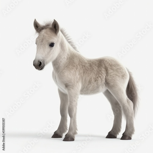 horse, animal, farm, pony, donkey, brown, nature, foal, mammal, field, grass, wild, horses, head, portrait, equine, white, animals, wildlife, baby, pasture, mare, white background, isolated, meadow © Enzo