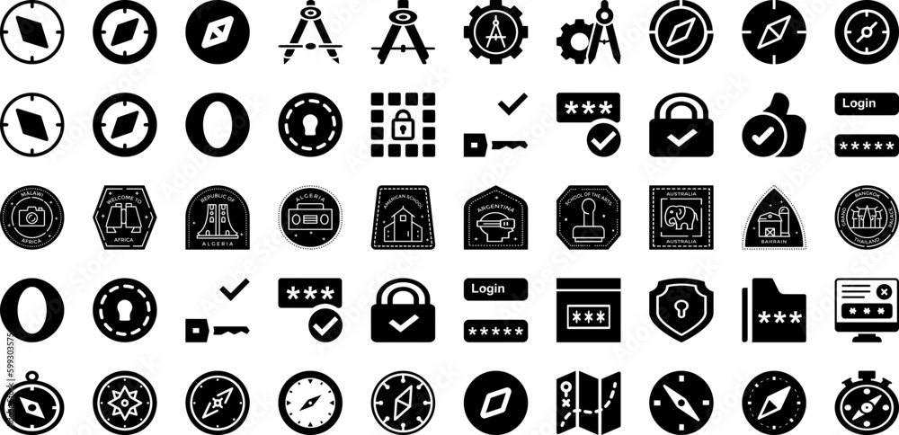 Pass Icon Set Isolated Silhouette Solid Icons With Icon, Symbol, Pass, Line, Outline, Vector, Sign Infographic Simple Vector Illustration Pass Icon Set Isolated Silhouette Solid Icons With Icon, Symbol, Pass, Line, Outline, Vector, Sign Infographic Simple Vector Illustration