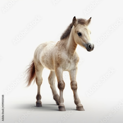 horse, animal, farm, pony, donkey, brown, nature, foal, mammal, field, grass, wild, horses, head, portrait, equine, white, animals, wildlife, baby, pasture, mare, white background, isolated, meadow © Enzo