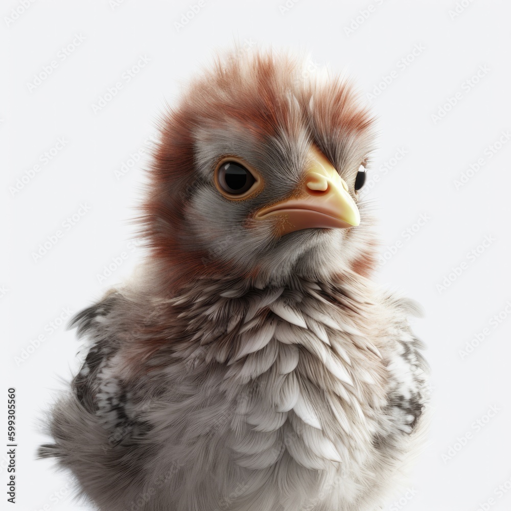Obraz premium chicken isolated on white