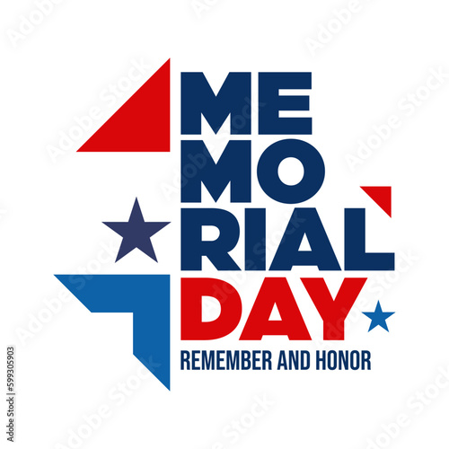 Memorial Day, Remember and honor, clipart, background, holiday template for flyer, sign, banner, card, poster, t shirt design, billboard, backdrop, bbq, 
Memorial Day clip art, vector printable