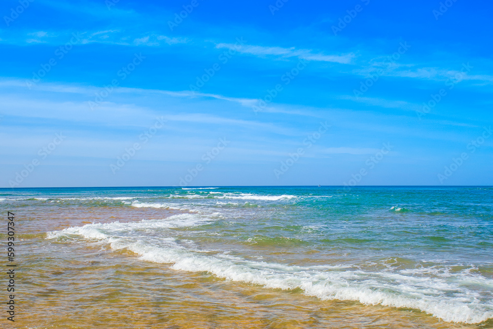 Beautiful landscape of the Indian Ocean coast Beautiful landscape of the Indian Ocean coast