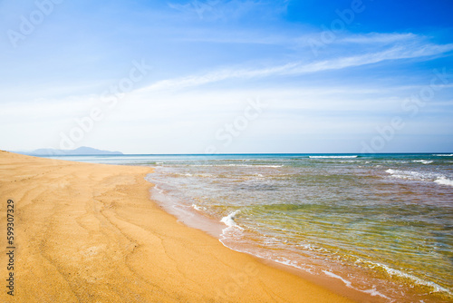 Fototapeta Naklejka Na Ścianę i Meble -  Beautiful landscape of the Indian Ocean coast