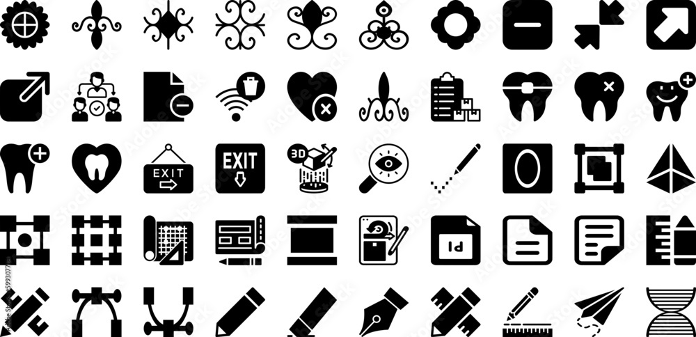 Sign Icon Set Isolated Silhouette Solid Icons With Sign, Vector, Illustration, Set, Symbol, Business, Icon Infographic Simple Vector Illustration Sign Icon Set Isolated Silhouette Solid Icons With Sign, Vector, Illustration, Set, Symbol, Business, Icon Infographic Simple Vector Illustration