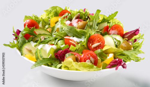 Gemischter Salat mit Gemuese