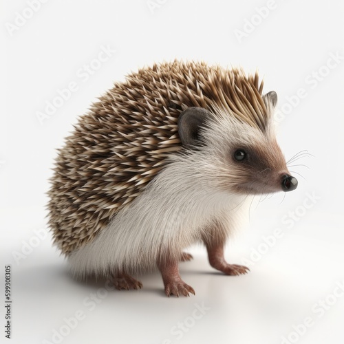 hedgehog, animal, mammal, isolated, porcupine, wildlife, wild, white, bristle, nature, snout, rodent, spiny, studio, prickly, cute, small, needle, baby, protection, spine, brown, white background, hed