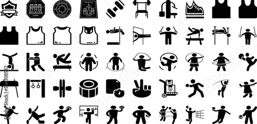 Sport Icon Set Isolated Silhouette Solid Icons With Vector, Symbol, Sport, Icon, Tennis, Football, Set Infographic Simple Vector Illustration