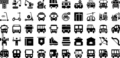 Sport Icon Set Isolated Silhouette Solid Icons With Sport, Football, Icon, Tennis, Symbol, Vector, Set Infographic Simple Vector Illustration