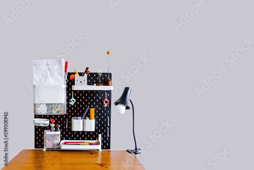 Desktop for children . Izolater fon.