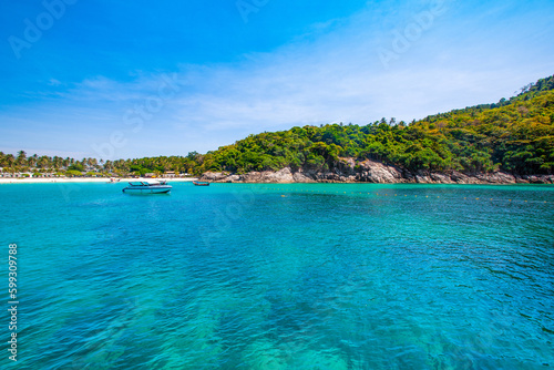 Beautiful landscape of the Indian Ocean coast