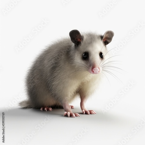 opossum, ferret, animal, pet, polecat, white, mammal, isolated, rodent, fur, white background, brown, domestic, hamster, mustela, rat, studio, furry, vertebrate, animals, studio shot, nature, mouse, i