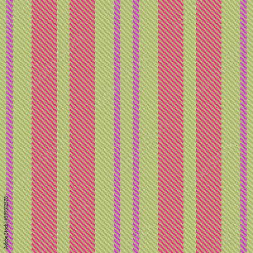 Vertical textile fabric. Vector background stripe. Seamless texture lines pattern.