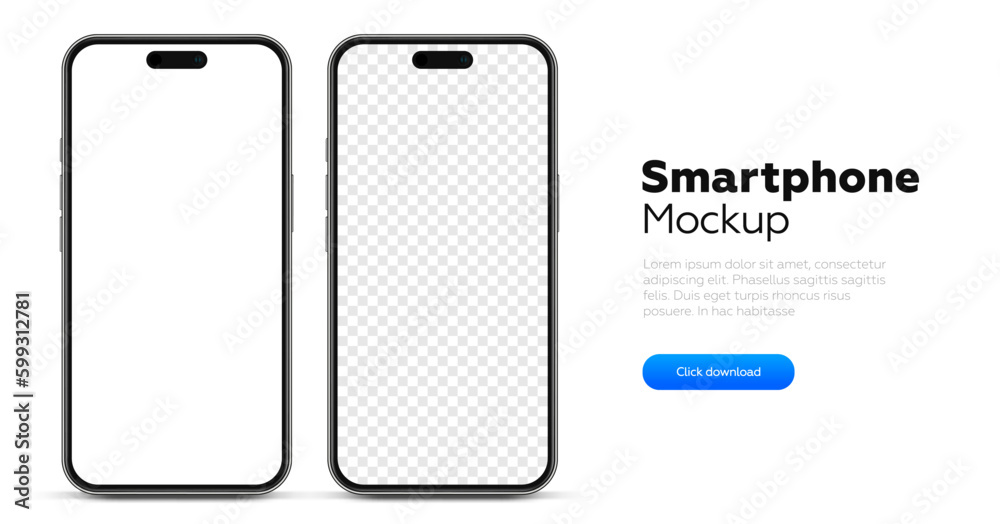 3D realistic high quality smartphone mockup with isolated background. Smart phone mockup collection. Device front view. 3D mobile phone with shadow on white background. 3D realistic high quality smartphone mockup with isolated background. Smart phone mockup collection. Device front view. 3D mobile phone with shadow on white background.