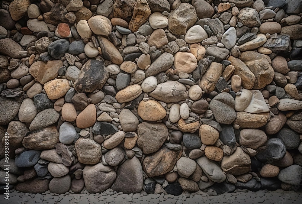 pebbles on the beach, generative ai pebbles on the beach, generative ai