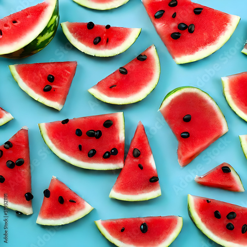 Juicy Delight: Capturing the Refreshing Essence of Watermelon on a Summer Day