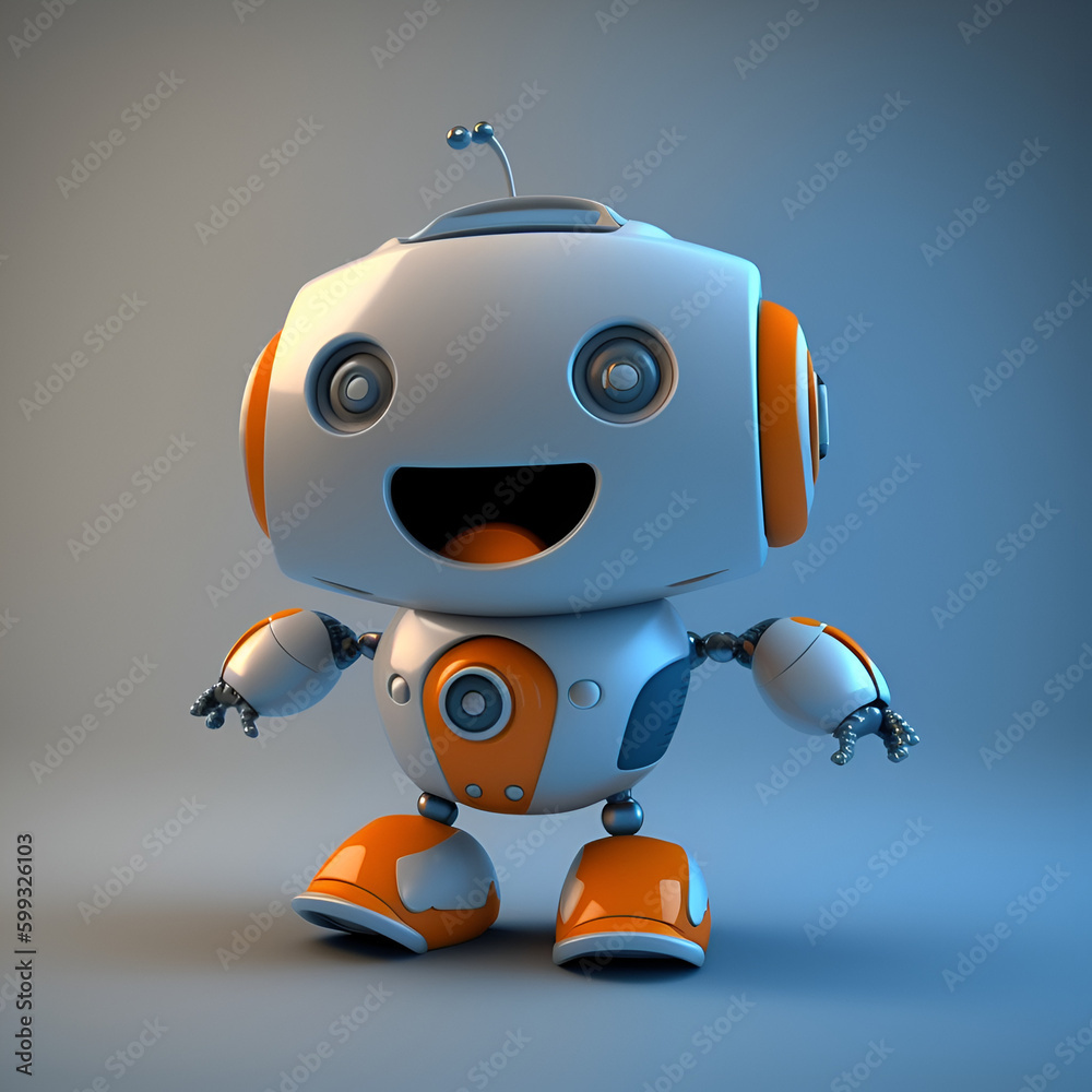 Credible_Robot_smiling_volumetric_lighting_happy Credible_Robot_smiling_volumetric_lighting_happy