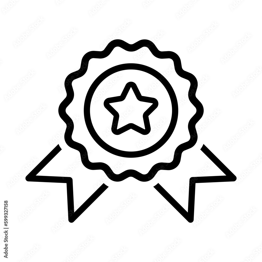 Winning award in line style icon, winning, prize, medal, badge, prize, achievement, seal, quality, star, certified medal symbol. badge with ribbons simple black style sign for apps and website, Winning award in line style icon, winning, prize, medal, badge, prize, achievement, seal, quality, star, certified medal symbol. badge with ribbons simple black style sign for apps and website,