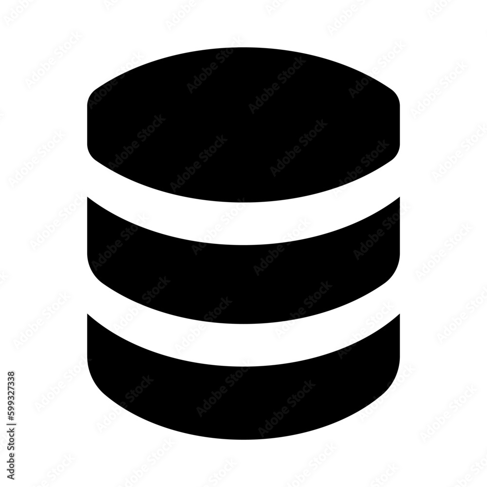 Data storage in flat style icon, Data symbol, Data Server simple black style sign for apps and website, vector illustration. Data storage in flat style icon, Data symbol, Data Server simple black style sign for apps and website, vector illustration.